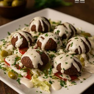 Ensalada de falafel