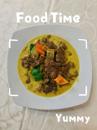 Ternera Con Salsa De Curry