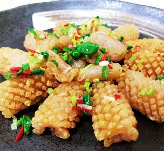 Calamares Salteados Con Ajo Y Pimienta