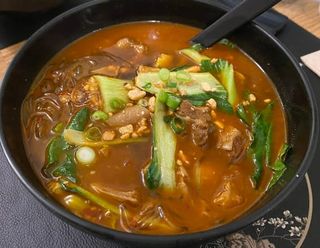 Sopa de fideos agripicante