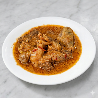 Salsa De Cacahuete Con Yuca
