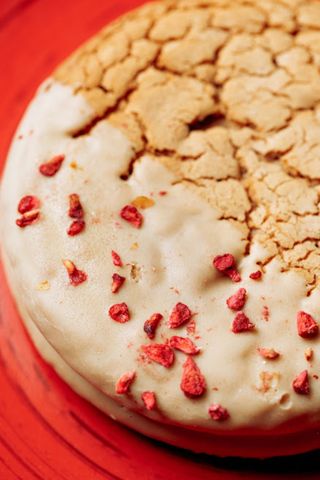 Брукіс з малиною