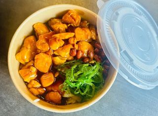 Riso al pollo teriyaki