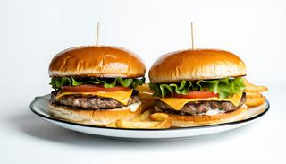 Mini Burgers Menu (1 vită, 1 pui)