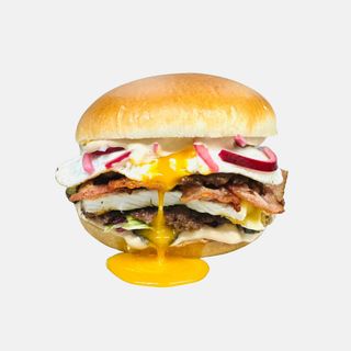 Breakfast burger