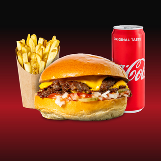 Meniu Double Smash Cheeseburger