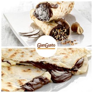 Piada Nutella e granella di nocciole