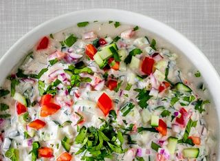 Mixed raita
