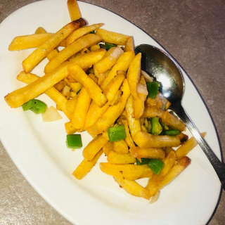 Patatas Fritas Con Sal Y Pimienta