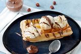Gaufre Nutella Et Boule De Glace