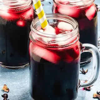 Zobo Drink with Ginger