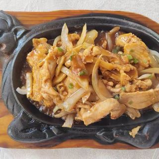 39. Pollo jengibre puerros