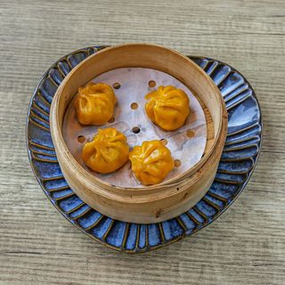 Ravioli di gamberi e verdure