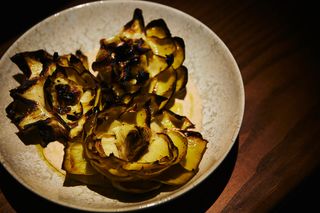 Alcachofas Al Carbón