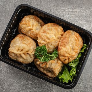 Жаренный манты с говяжьим фаршем 5 шт.