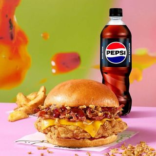 Burger Cebolla Crispy Menú