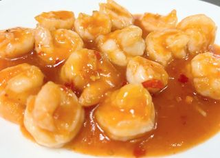 36 - Gamberi in salsa chili