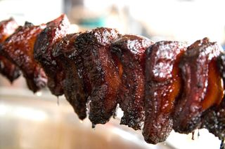 Cha siu con salsa de ostra