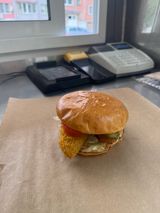 Бургер Go-Go хрупкаво пиле