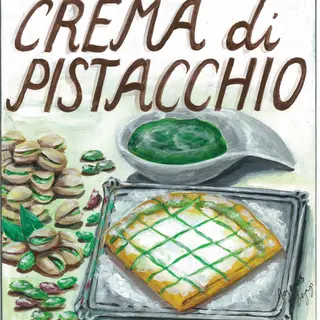 Crêpe con crema di pistacchio