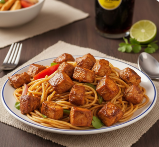 Tallarín De Pollo En Trozos