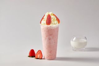 Strawberry frappuccino