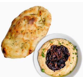 Hummus Bowl With Caramelised Onions