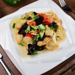 Жареное филе рыбы