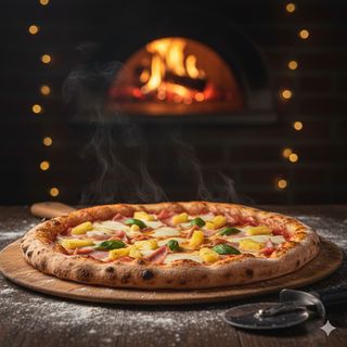 Pizza Hawaiana (30 Cm.)