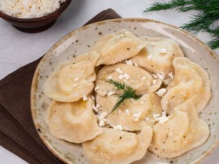 Pierogi z serem na słono - 10 szt. (na gorąco)