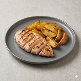 Pechuga De Pollo Con Patatas