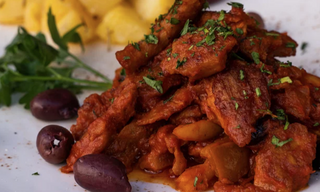 Pollo alla romana veg con patate