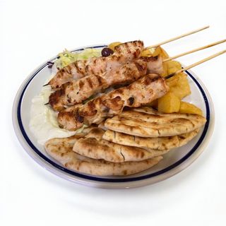 Piatto spiedini di pollo