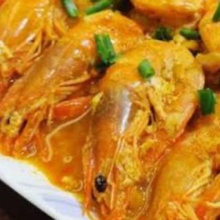 Gamberi al curry