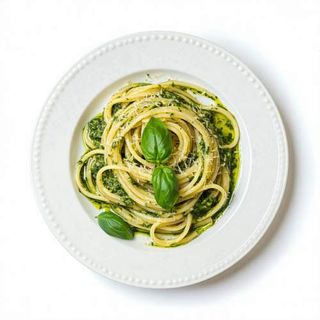 Pasta Trofie Con Pesto Y Tomate Cherry