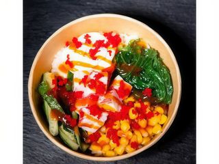 Боул з крабовими паличками (300g)