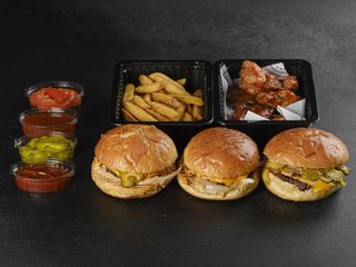 КОМБО БУРГЕРИ ТА КРИЛА, XL