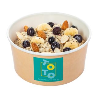 Ovsena kaša banana-borovnica