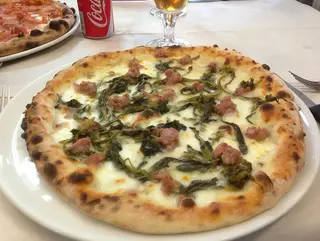 Pizza friarielli e salsiccia