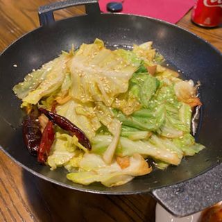 干锅包菜Col China Redonda Salteada