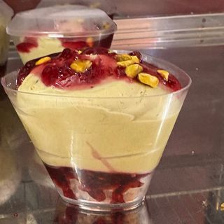 Pistacho frambuesa vegana 