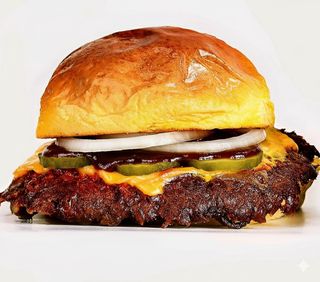 Texas Smoked Cheeseburger