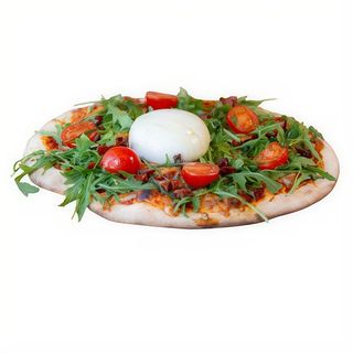 Pizza Burratina Pachetelle E Pomodorini