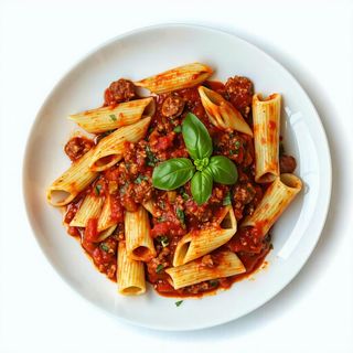 Tajarin con sugo e salsiccia