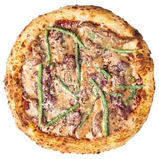 Піца з качкою по-азійськи