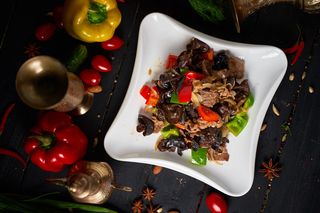 Говядина с черными грибами (300гр)