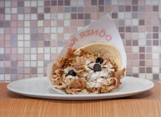 Panino kebab solo carne