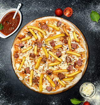 Pizza Patate și salsiccia Mega 