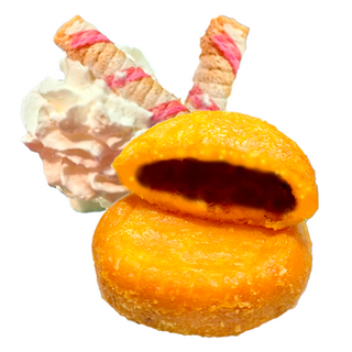 67. Bolinho de abóbora com feijão vermelho