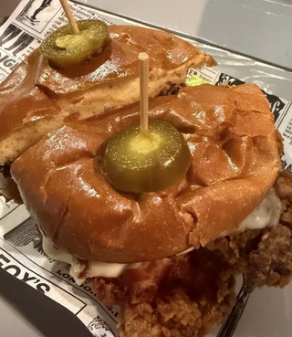 Jalapeño chicken sandwich